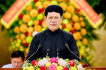 Ban Trị sự Trung ương Phật hội Tứ Ân Hiếu Nghĩa gửi thư cảm ơn Chủ tịch Ủy ban Trung ương MTTQ Việt Nam Bùi Thị Minh Hoài