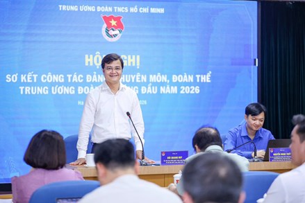 Trung ương Đoàn TNCS Hồ Chí Minh sơ kết công tác Đảng 6 tháng đầu năm 2026 
