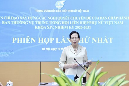 Trung ương Hội LHPN Việt Nam triển khai xây dựng 7 nghị quyết chuyên đề then chốt