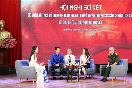 Hội nghị Sơ kết Đề án 'Câu chuyện thời hoa lửa'