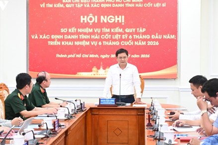 Thành phố Hồ Chí Minh: Đẩy nhanh quy tập và xác định danh tính hài cốt liệt sĩ
