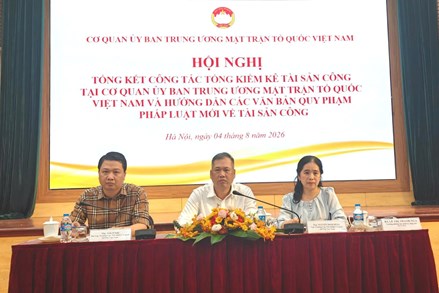Hội nghị tổng kết công tác tổng kiểm kê tài sản công Cơ quan Ủy ban Trung ương MTTQ Việt Nam