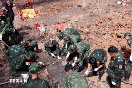 Phát hiện và quy tập 197 hài cốt liệt sỹ tại Công viên Lê Thị Riêng