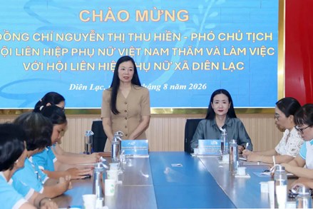 Trung ương Hội LHPN Việt Nam lắng nghe tâm tư, nguyện vọng của cán bộ Hội ở cơ sở