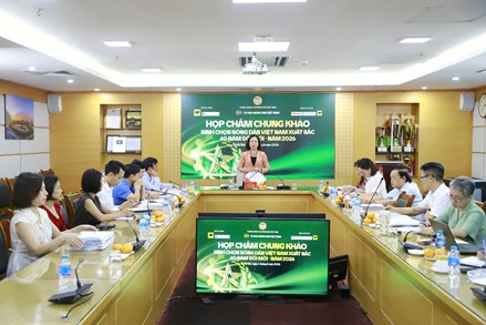 Trung ương Hội Nông dân Việt Nam họp chấm chung khảo Bình chọn Nông dân Việt Nam xuất sắc 40 năm Đổi mới-năm 2026