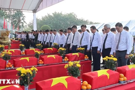 Đồng Nai: Lễ viếng, truy điệu và an táng 29 hài cốt liệt sỹ
