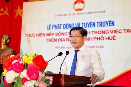 Thành phố Huế phát động thực hiện nếp sống văn minh trong việc tổ chức lễ tang