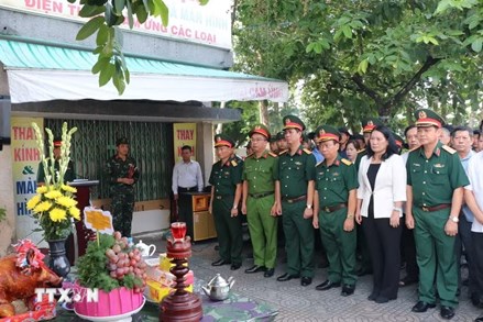 Tổ chức tìm kiếm, quy tập hài cốt liệt sỹ tại Công viên thành phố Vĩnh Long
