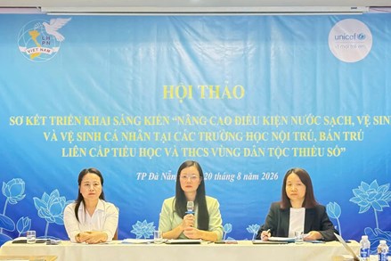 Trung ương Hội LHPN Việt Nam sơ kết thực hiện sáng kiến "Nâng cao điều kiện nước sạch, vệ sinh tại các trường học vùng dân tộc thiểu số" 