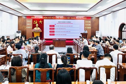 Đảng ủy Cơ quan Ủy ban Trung ương MTTQ Việt Nam cập nhật thông tin thời sự quốc tế cho cán bộ, đảng viên