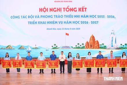 Hội nghị tổng kết công tác Đội và phong trào thiếu nhi năm học 2025-2026