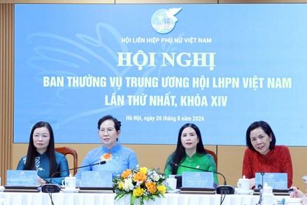 Hội nghị Ban Thường vụ Trung ương Hội LHPN Việt Nam lần thứ nhất khóa XIV, nhiệm kỳ 2026 - 2031