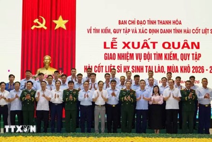 Thanh Hóa phấn đấu quy tập 130 hài cốt liệt sỹ tại Lào trong mùa khô 2026-2027