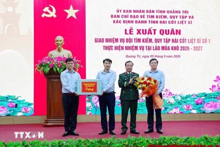 Lễ xuất quân tìm kiếm, quy tập hài cốt liệt sỹ quân tình nguyện hy sinh tại Lào