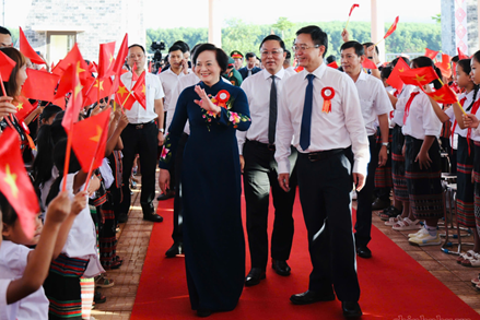 Phó Thủ tướng Phạm Thị Thanh Trà dự lễ khai giảng, khánh thành Trường Phổ thông nội trú A Lưới 3 (TP. Huế)