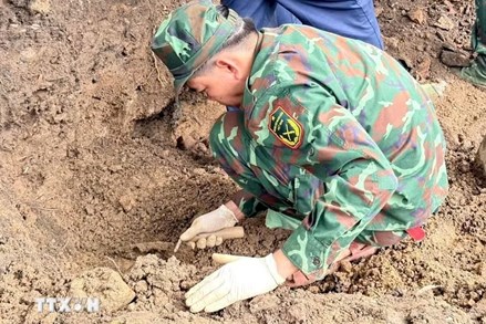 Phát hiện, quy tập nhiều hài cốt liệt sỹ tại tỉnh Quảng Trị