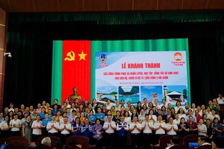 Thành phố Hồ Chí Minh: Khánh thành các công trình thiết thực chăm lo cán bộ, chiến sĩ lực lượng vũ trang
