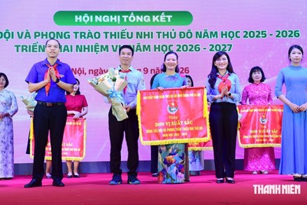 Hội nghị tổng kết công tác Đội và phong trào thiếu nhi thủ đô năm học 2025 - 2026