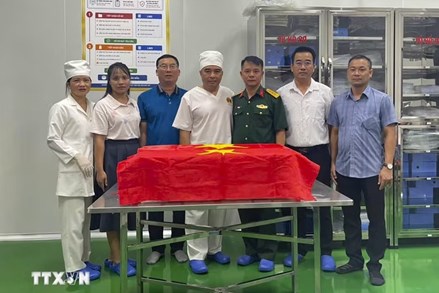 Điện Biên: Hoàn thành bàn giao mẫu hài cốt liệt sỹ lấy tại các nghĩa trang