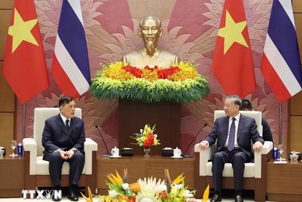 Tổng Bí thư, Chủ tịch nước Tô Lâm hội đàm với Nhà vua Thái Lan