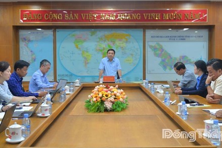 Đồng Tháp: Chủ tịch Ủy ban MTTQ Việt Nam tỉnh làm việc với các sở, ngành, đoàn thể về giảm nghèo bền vững