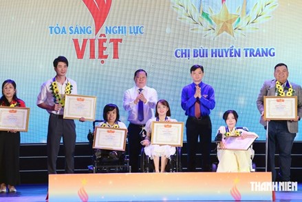Vinh danh 26 gương thanh niên 'Tỏa sáng Nghị lực Việt' năm 2026