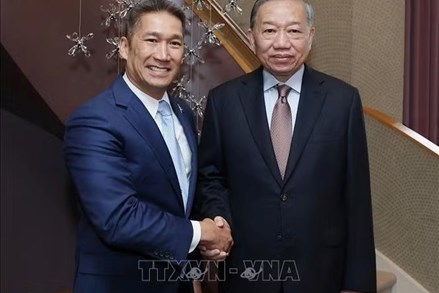 Tổng Bí thư, Chủ tịch nước Tô Lâm tiếp Quyền Bộ trưởng Hải quân Hoa Kỳ Hùng Cao