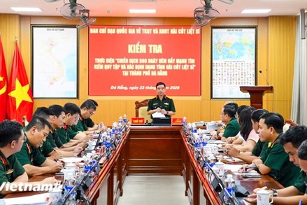 Bộ Chỉ huy Quân sự Đà Nẵng vượt tiến độ lấy mẫu ADN hài cốt liệt sĩ
