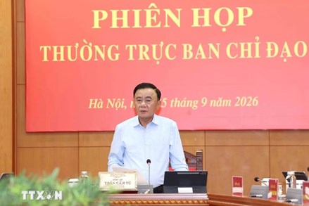 Thường trực Ban Bí thư Trần Cẩm Tú chủ trì Phiên họp Thường trực Ban Chỉ đạo Trung ương về phát triển văn hóa