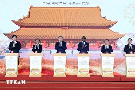 Tổng Bí thư, Chủ tịch nước Tô Lâm dự Lễ khởi công Dự án đầu tư bảo quản, tu bổ, phục hồi Điện Kính Thiên