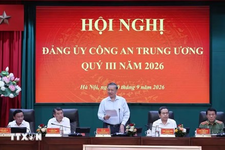 Tổng Bí thư, Chủ tịch nước Tô Lâm dự Hội nghị Đảng ủy Công an Trung ương