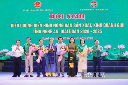 Nghệ An: Hội nghị biểu dương điển hình nông dân sản xuất, kinh doanh giỏi giai đoạn 2020-2025