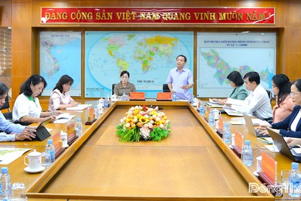 Đồng Tháp: Chủ tịch Ủy ban MTTQ Việt Nam tỉnh làm việc với các cơ quan chuyên trách tham mưu, giúp việc Tỉnh ủy