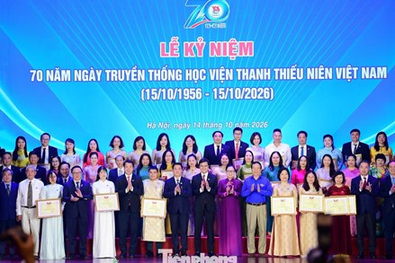 Lễ kỷ niệm 70 năm ngày truyền thống Học viện Thanh thiếu niên Việt Nam