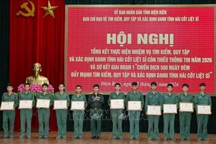 Điện Biên: Nâng cao hiệu quả tìm kiếm và xác định danh tính hài cốt liệt sĩ