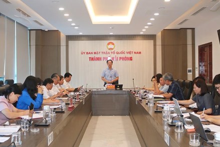 Hải Phòng: Tìm giải pháp gỡ ‘vướng’ về biên chế trong hệ thống Mặt trận