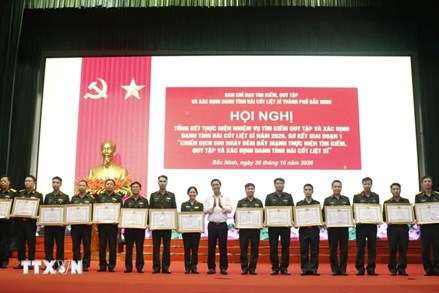 Bắc Ninh: Đẩy nhanh tiến độ tìm kiếm, xác định danh tính hài cốt liệt sỹ