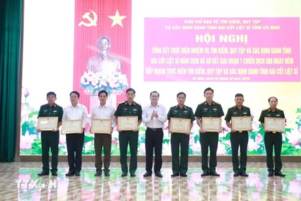 Cà Mau: Về đích sớm công tác lấy mẫu hài cốt liệt sỹ