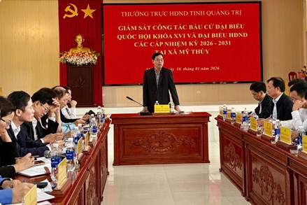 Quảng Trị: Giám sát công tác bầu cử đại biểu Quốc hội và đại biểu Hội đồng nhân dân các cấp tại xã Mỹ Thủy