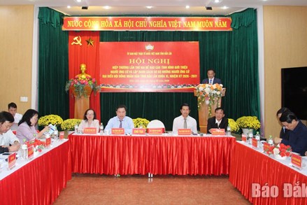 Thống nhất danh sách sơ bộ người ứng cử đại biểu Quốc hội khóa XVI và đại biểu Hội đồng nhân dân tỉnh Đắk Lắk khóa XI