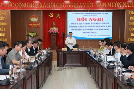 Từ ngày 04/02, lấy ý kiến và tín nhiệm của cử tri nơi cư trú đối với người ứng cử đại biểu Quốc hội và đại biểu Hội đồng nhân dân thành phố Đà Nẵng