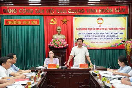 Thành phố Huế: MTTQ Phú Bài, Hưng Lộc, Lộc An phát huy sức dân, tạo đồng thuận trong xây dựng địa phương