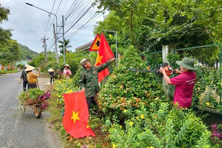 Xã Đạ Tẻh 2 “khoác áo mới” sáng – xanh – sạch – đẹp