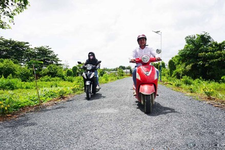 Hiệu quả xây dựng nông thôn mới ở xã Tân Nhuận Đông 