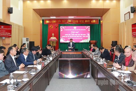 Tuyên Quang: Ủy ban Mặt trận Tổ quốc tỉnh gặp mặt chức sắc, chức việc các tôn giáo