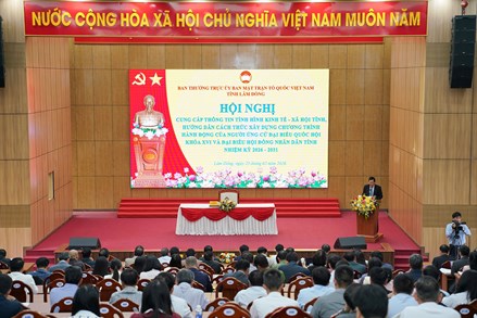Lâm Đồng hướng dẫn 162 ứng cử viên xây dựng chương trình hành động