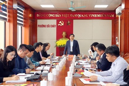 Quảng Ninh: Kiểm tra công tác bầu cử tại phường Bãi Cháy