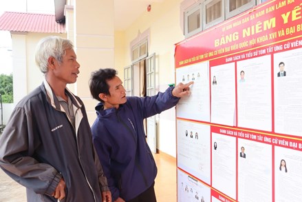Lâm Đồng: Linh hoạt đưa thông tin bầu cử đến vùng đồng bào dân tộc thiểu số