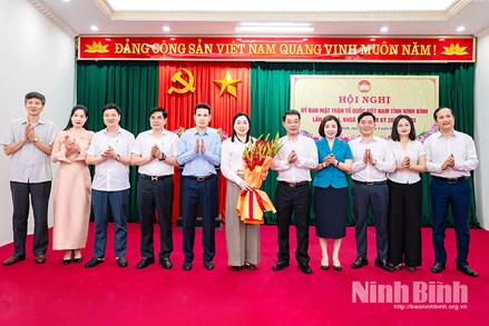 Ninh Bình: Kiện toàn chức danh Chủ tịch Ủy ban MTTQ Việt Nam tỉnh khóa I, nhiệm kỳ 2025-2030