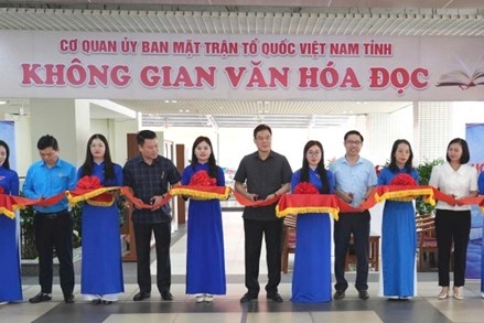 Ủy ban MTTQ Việt Nam tỉnh Cao Bằng khai trương “Không gian văn hóa đọc” 
